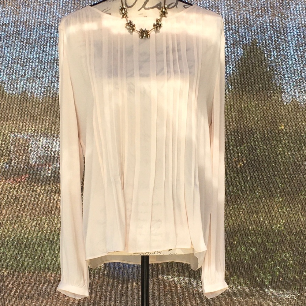 Soft and Delicate creamy, peachy blouse